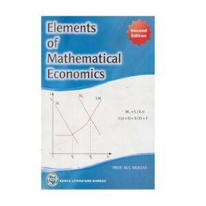 Elements of Mathematical Economics 2nd Edition by M.S. Mukras